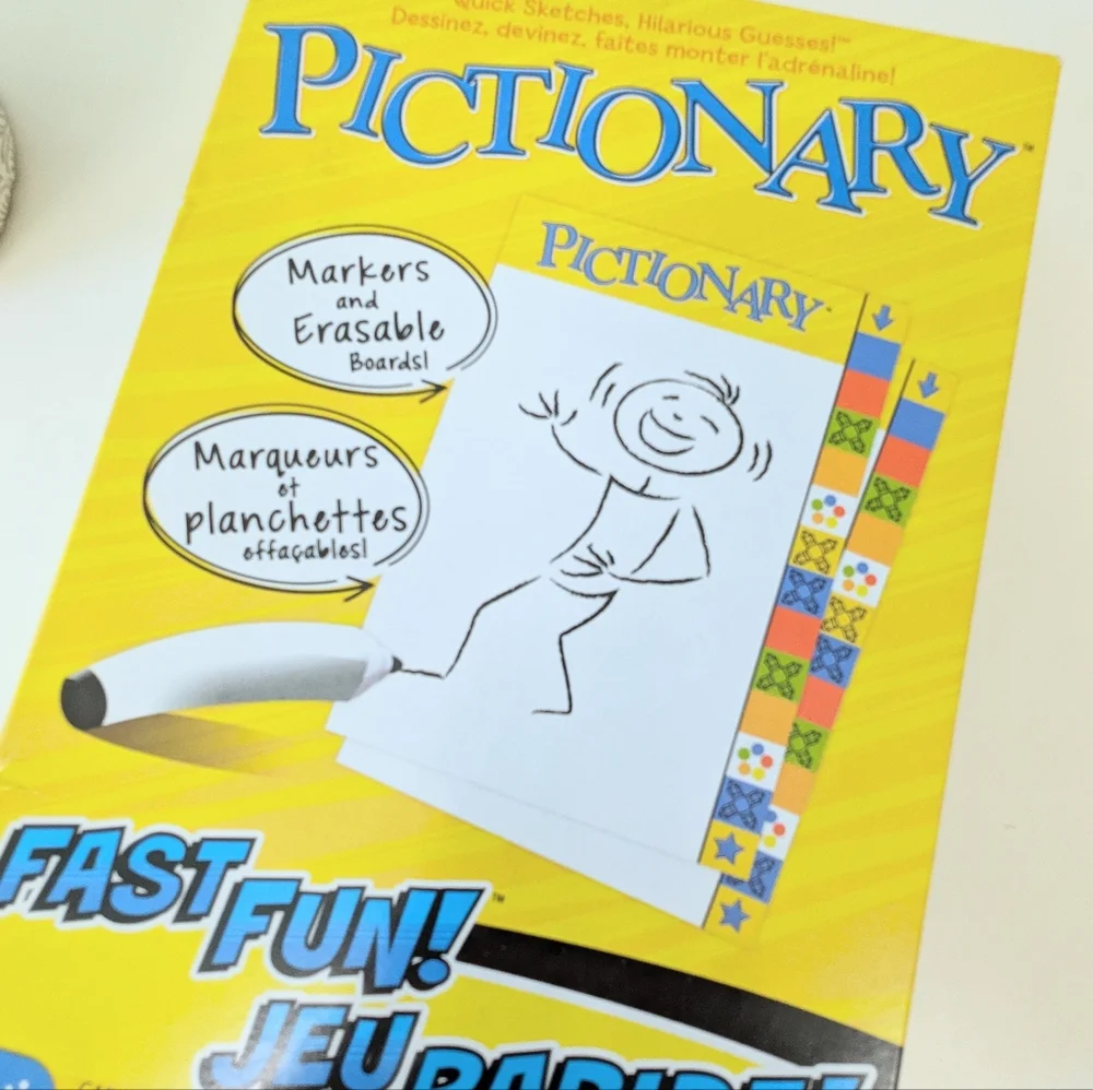 Pictionary Game Dry Erase Markers/ Board